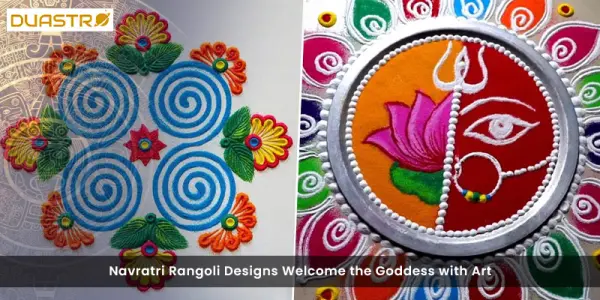 Navratri Rangoli Designs Welcome the Goddess with Art